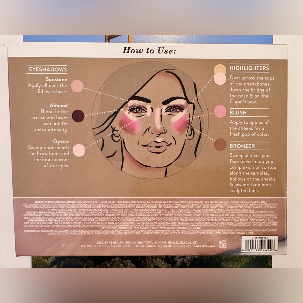 Laura Geller Best of Baked Full Face Palette. A convenient, all in one pallet. - Picture 6 of 6